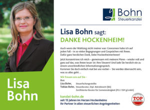 Lisa Bohn sagt DANKE